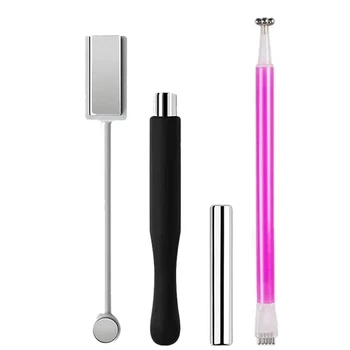 Multi Funktionale Nail art Magnet Stein Muster Absorbieren Nagel Gel Kristall Magnetische Bar Nagel (4 Stück)