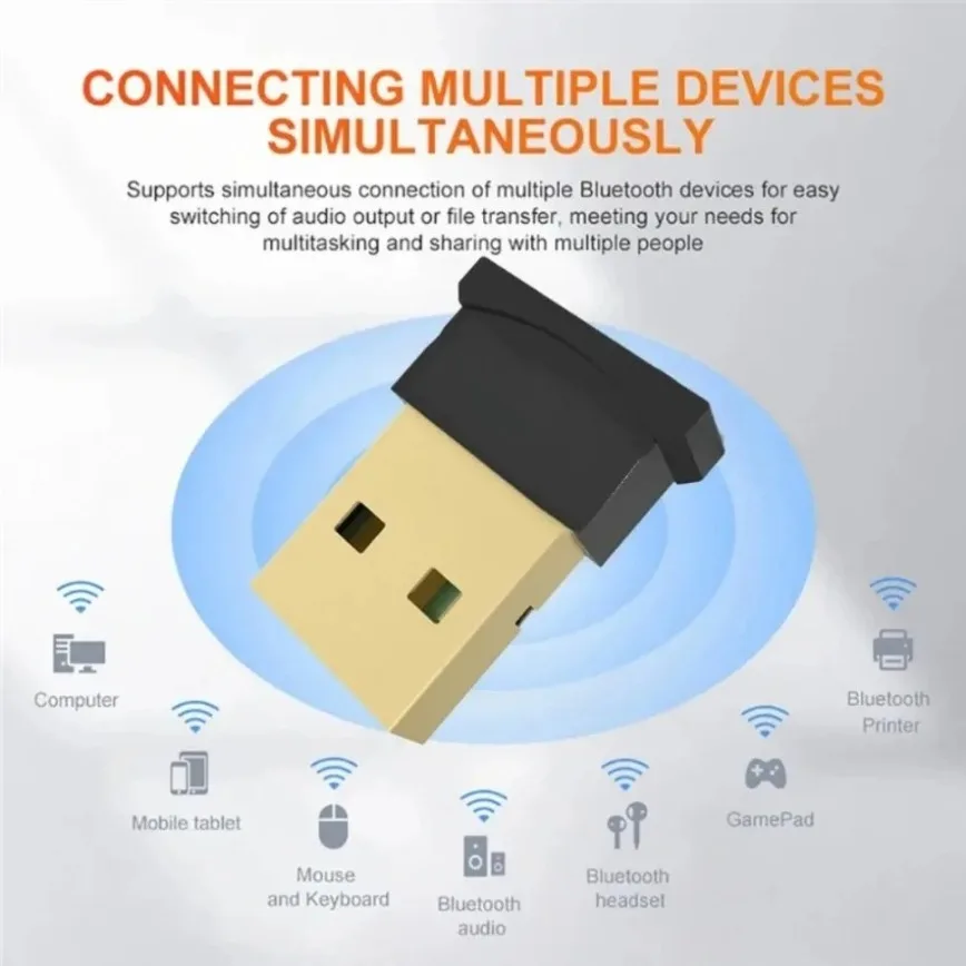 USB-Bluetooth-Adapter 5.4/5.3/5.1/5.0 Drahtloser – Bild 3