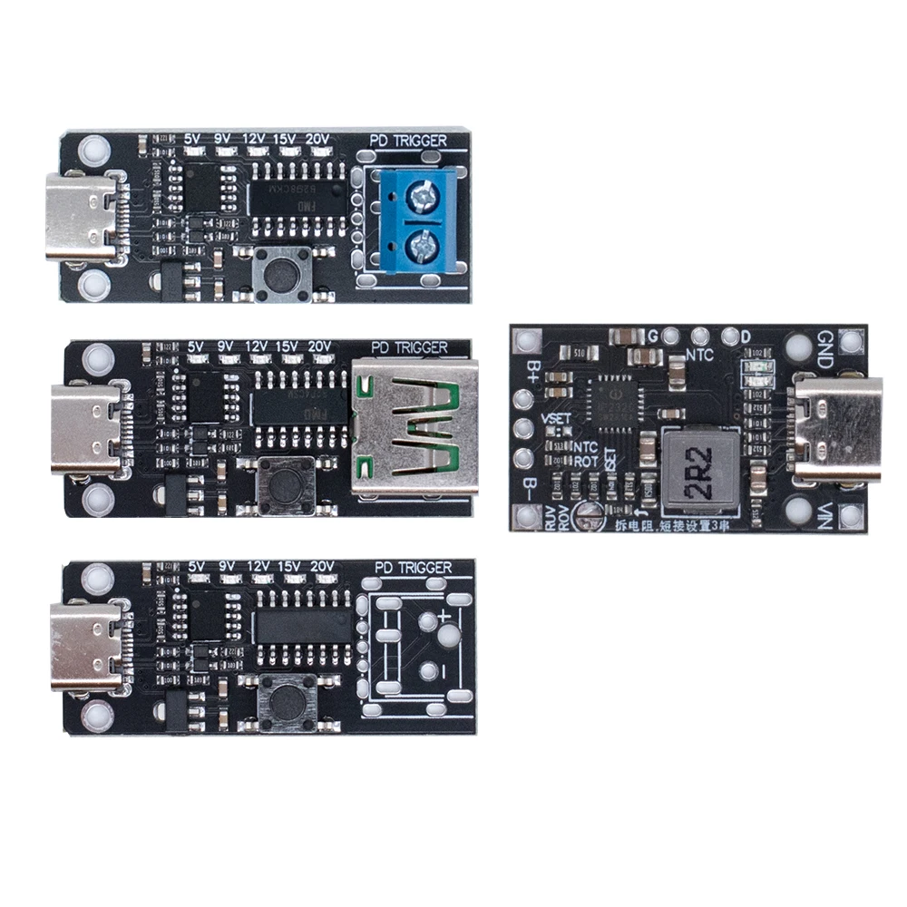 100w 5a USB-C Schnelllade-Trigger platinen modul pd/qc – Bild 6