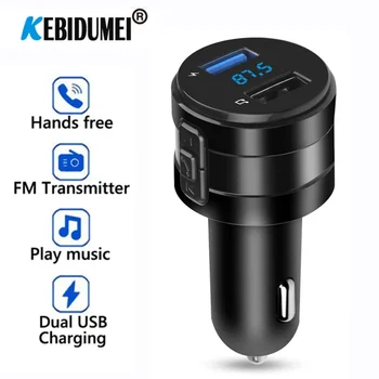 Bluetooth FM-Transmitter mit MP3, Freisprechen und 2× USB 3,1 A