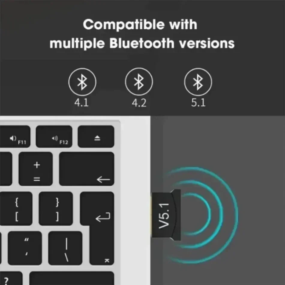 USB Bluetooth 5.3 Adapter Sender Empfänger Bluetooth V5.1 – Bild 4