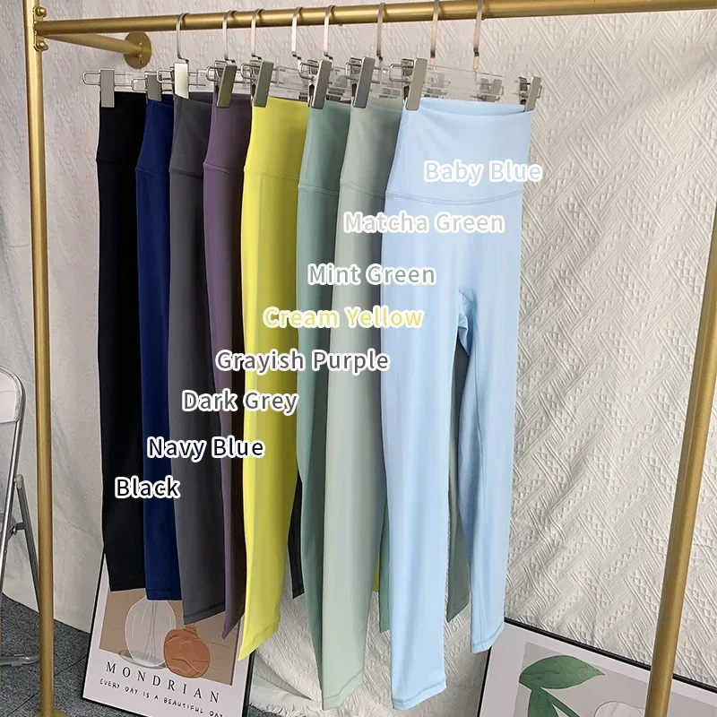 Sommer Heißer Verkauf Yoga Leggings Hohe Taille Atmungsaktiv – Bild 2