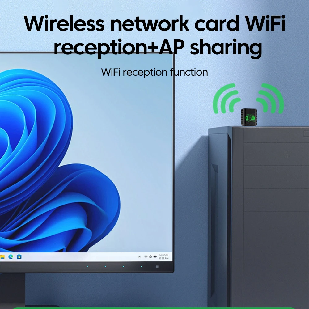 WiFi 6 AX900 Bluetooth 5.4 WiFi USB Adapter Drahtlose – Bild 5