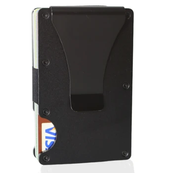 Minimalistische, schlanke RFID-blockierende Geldbörse für Herren - leicht, langlebig und kompakt