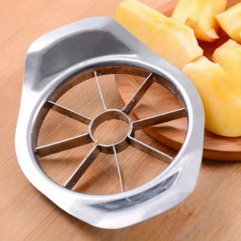 Küchenhelfer Edelstahl Komfortgriff Teiler Apfelschneider Gemüse-Obst-Werkzeuge Zubehör Multifunktionale