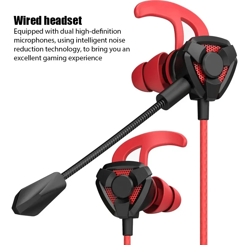 Headset Gamer Kopfhörer Kabel Kopfhörer Gaming Ohrhörer mit