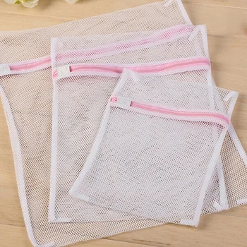 Mesh Wäsche Taschen mit Reißverschluss für Bh Unterwäsche Haushalt Reinigung Werkzeuge Bh Pflege (3 Stück)