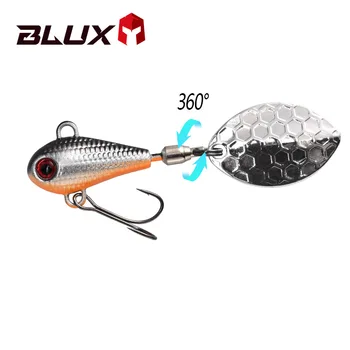 BLUX SPINTAIL Angelköder 4,5 g 7 g 11 g Mag Tail Spinner Shad Metall Vib Casting Shore Jig Bait Kupferklinge