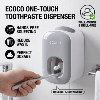 Automatische Zahnpasta Spender Squeezer Zahnpasta Zahn Staub-proof Zahnbürste Halter Wand Halterung Ständer