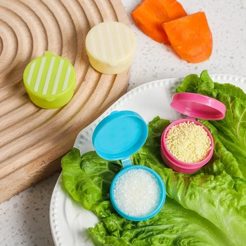 4 Stück tragbare Mini-Sojasaucenflaschen, Lunchbox-Zubehör – Bild 2