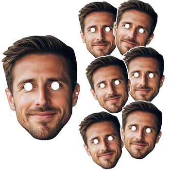 Benutzerdefinierte Gesichtsmaske, personalisierte Foto-Gesichtsmasken, Selfie-Fotoautomaten-Requisiten