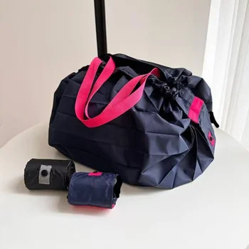 Damen-Shopper-Tasche, japanische große faltbare Tragetasche, Reise-Organizer, umweltfreundliche