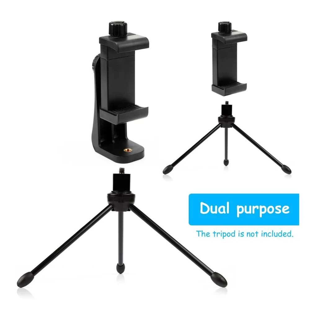 Stativhalterung, universeller 360-Grad-Handy-Clip, kompatibel – Bild 4