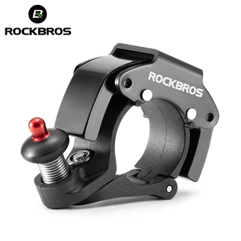 ROCKBROS Fahrrad Glocke Aluminium Legierung Horn Kleine Volumen Tragbare Sound Alarm Für Sicherheit MTB