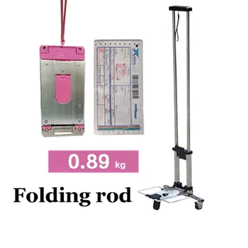 Vollständig faltbarer Trolley aus Edelstahl, Gepäckwagen, Schul-Trolley, Reisekoffer, Einkaufswagen