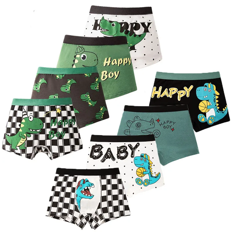 Multi pack Dinosaurier Muster Athflow Stil Jungen Boxer Slips
