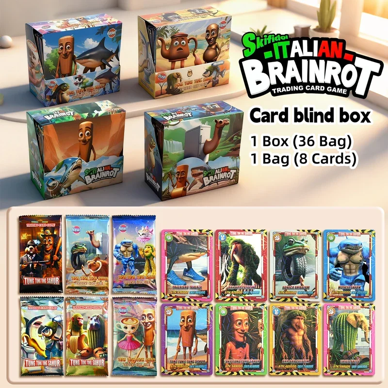 Italienische Brainrot-Sammelkarten, Sammelkarten, Spielkarte – Bild 3