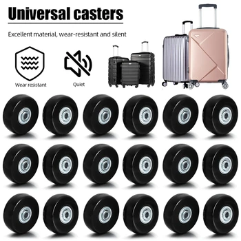 Gepäck räder 40/50/60/70mm Trolley Case Räder Ersatz achsen Koffer rad Teile für Möbel Koffer (2 Stück)