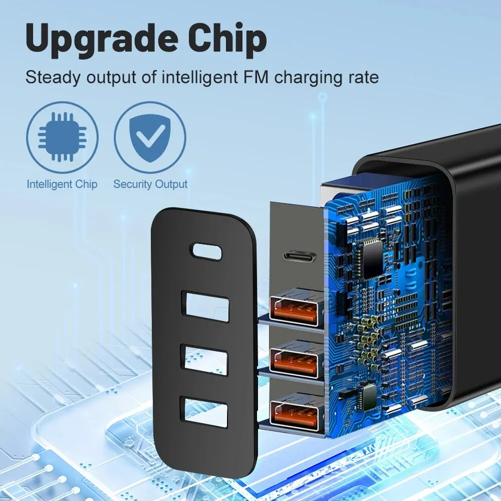 USB-Ladegerät 20 W mit mehreren Anschlüssen, PD – Bild 4