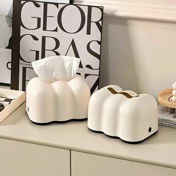 Luxus Kreative Milch Wolke Wohnzimmer Tissue Box Wand Montiert Auto Verwenden Papier Handtuch Halter Ornament