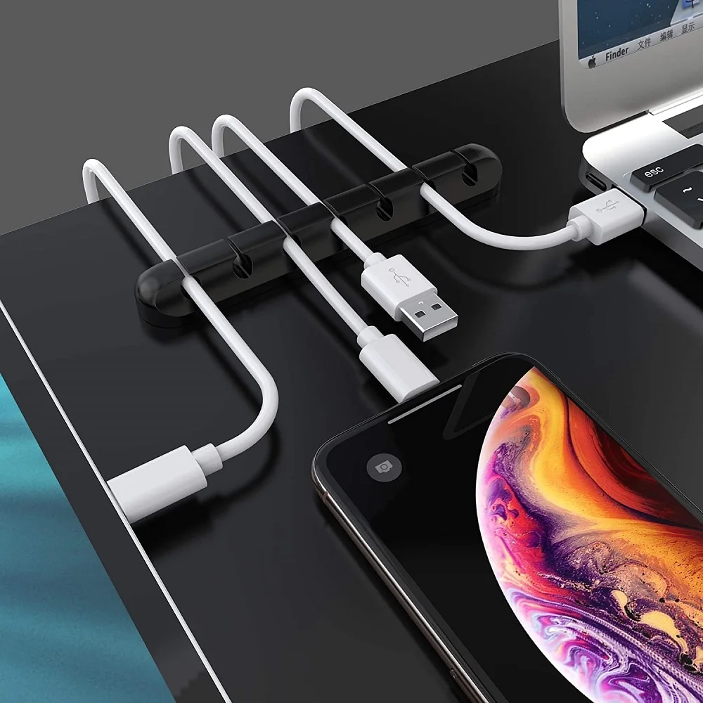5 Clips Kabel Management Kabel Organizer Clips Silikon selbst – Bild 4