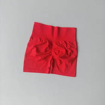 Sommer High-Waist Damen Yoga Shorts Atmungsaktive Fitness Shorts Butt Lift Sport Laufen Radfahren Push-Up