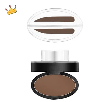 Make-up-Tool für perfekte Augenbrauenform, schnelles Make-up, Augenbrauenpuder-Palette, Augenbrauenstempel