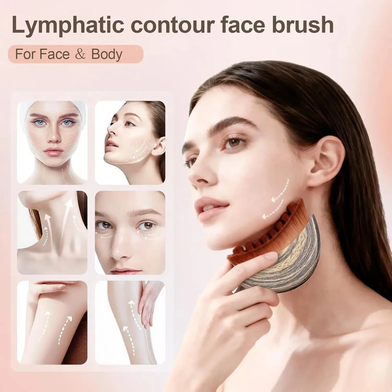 Neue Lymphatische Kontur-Gesichtsbürste – Bild 2