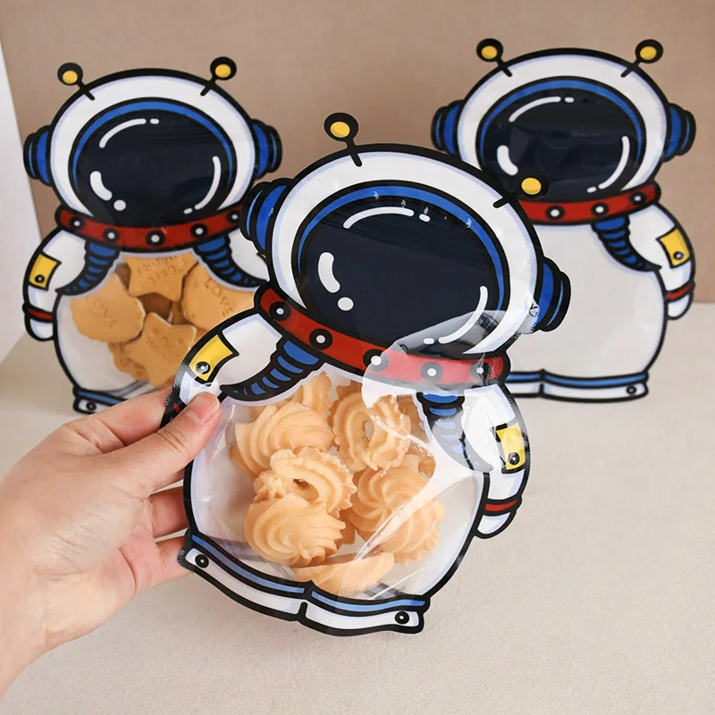10 Stücke Astronaut Süßigkeiten Cookie Taschen
