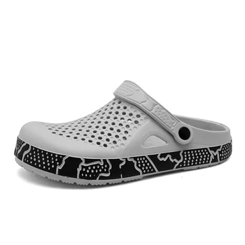 Herren EVA Clogs Sandalen Atmungsaktive Leichte Rutschfeste Sommer-Strandschuhe für Jungen Trendige