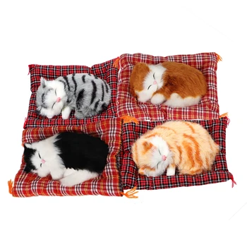 Schöne Plüsch Kätzchen Puppe Spielzeug Auto-Styling Auto Ornamente Armaturen brett Dekoration Home Dekoration