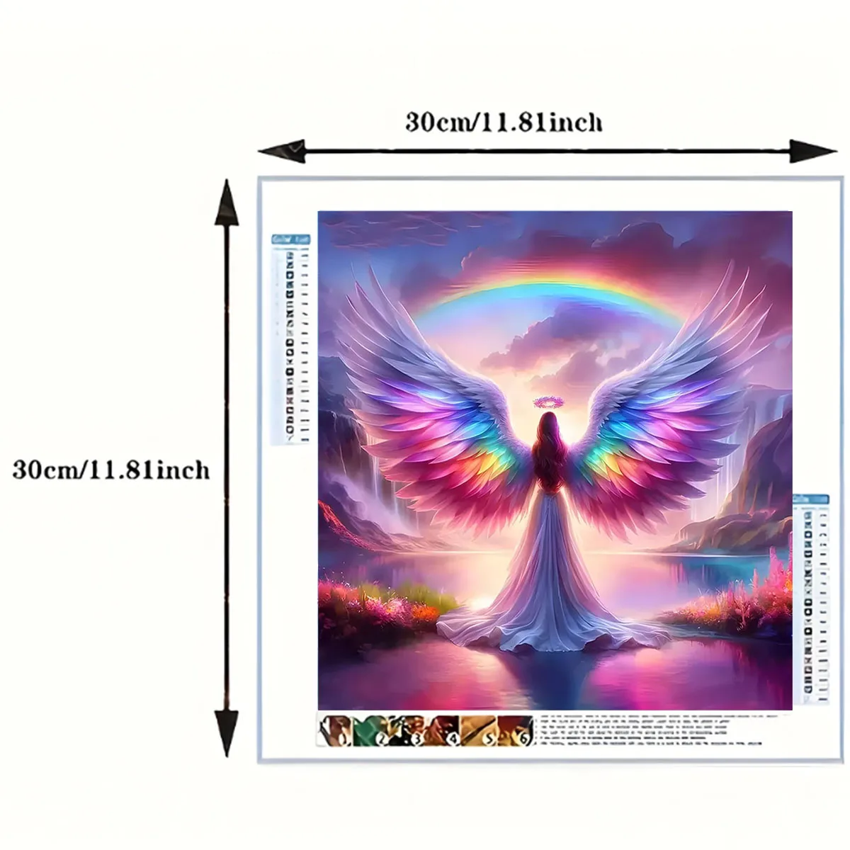 1 Set Angel Arrival Diamant-Malerei-Set, DIY – Bild 3