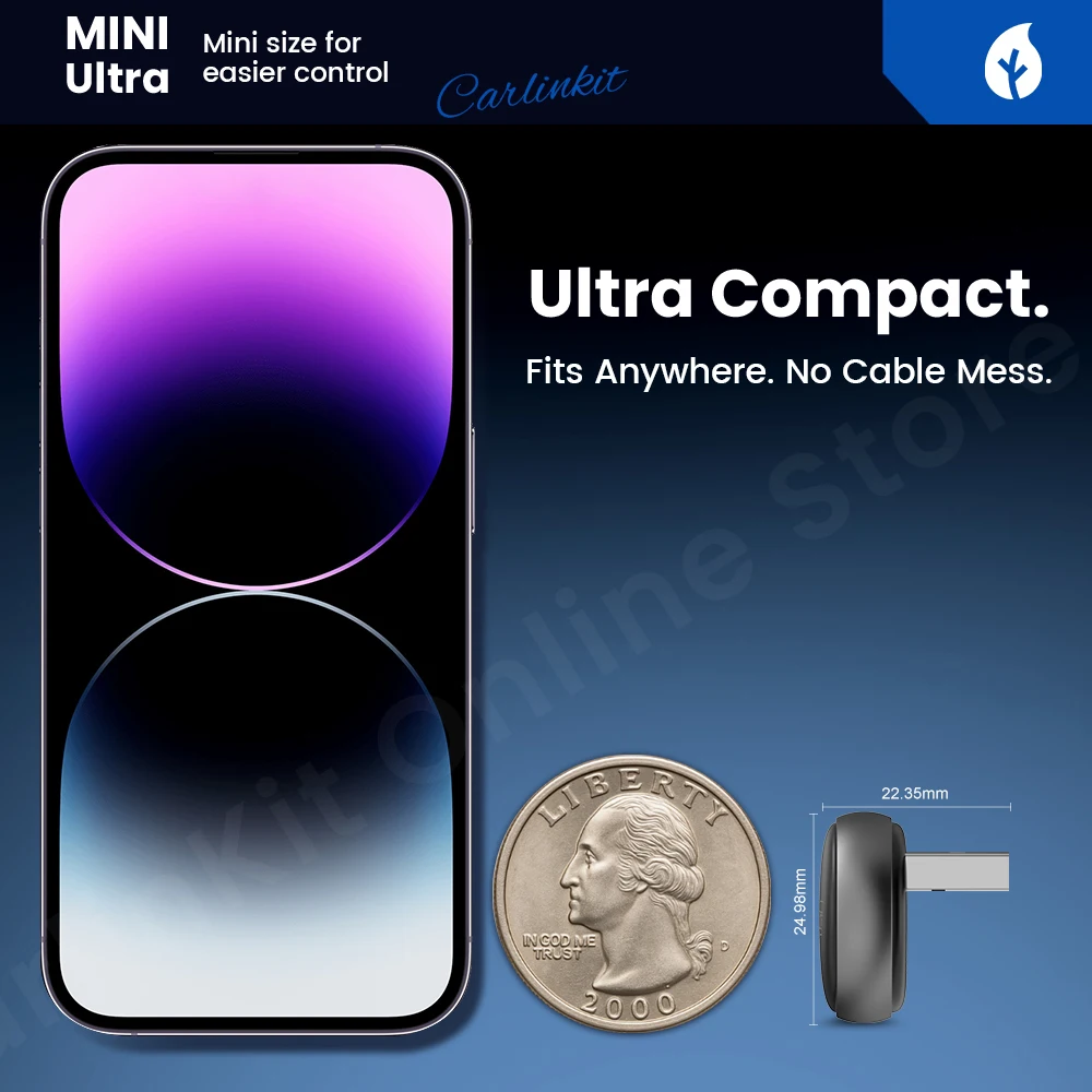 2025 CarlinKit Mini Ultra 3 CarPlay Android Auto Wireless – Bild 6