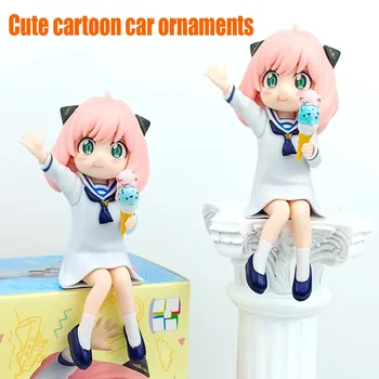 13CM Spy Familie Nette Kreative Anime Puppe Modell Anime Peripherie Modell Nette Desktop Ornamente Urlaub