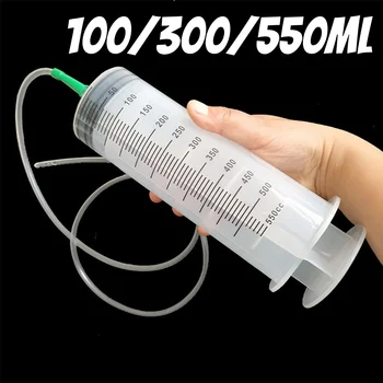 100/300/550 ml Spritzen mit großer Kapazität, Ölpumpe mit 1 m Schlauch, Haustierfütterung, Messpumpe