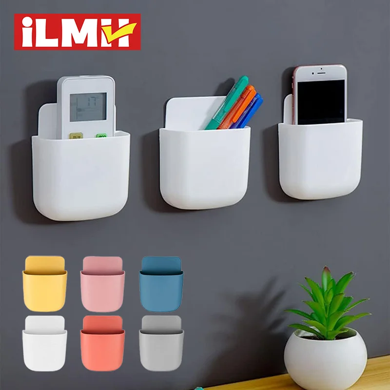 Wand Montiert Lagerung Box Handy Stecker Halter Stehen Rack