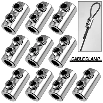 1,5/2/3mm Stahl Draht Seil Kabel Klemme Metall kupfer Clips Edelstahl Sling Werkzeuge Befestigungs Zubehör