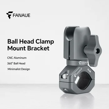 FANAUE Motorrad-Handyhalter, Verlängerung, Lenker, Reifen, Kugelkopf, Basis, Sportkamera, schnelle Demontage