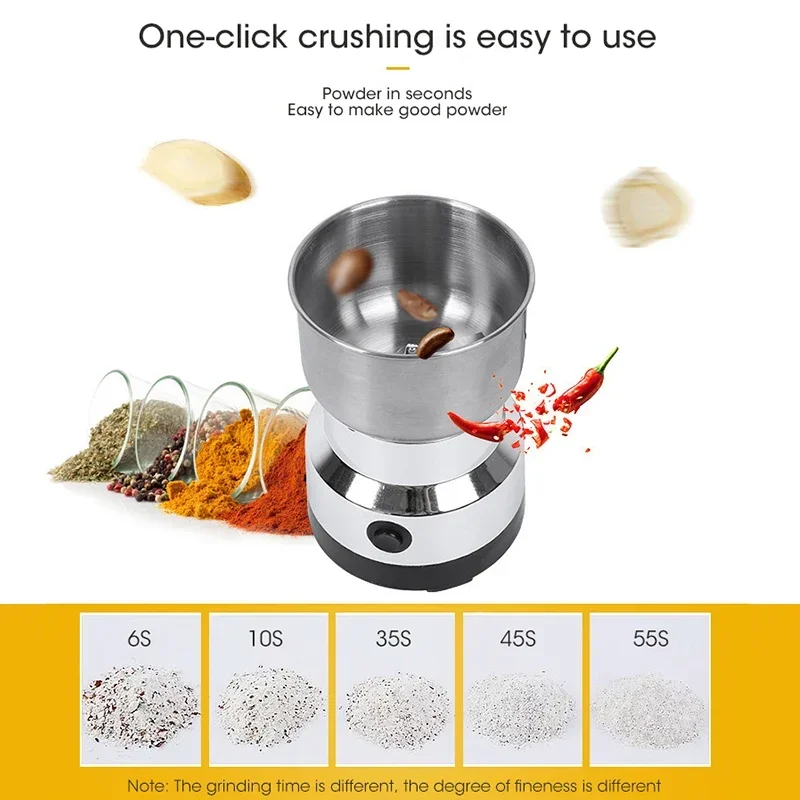 Mini-Elektromühle, 300 ml, ultrafeiner Pulverisierer für – Bild 3