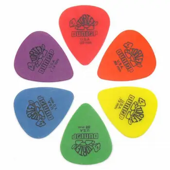 Dunlop Gitarre Picks E-Gitarre Teile Picks Zubehör 6 Arten Dicke Picks Akustik gitarre (10 Stück)