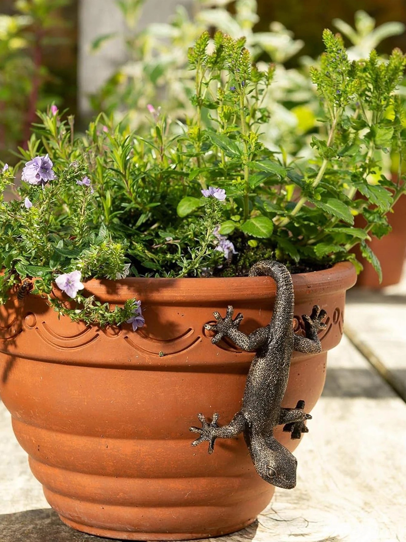 1pc Pflanzer Figur, Pflanze Pflanzer Gecko hängen-dekorative – Bild 3