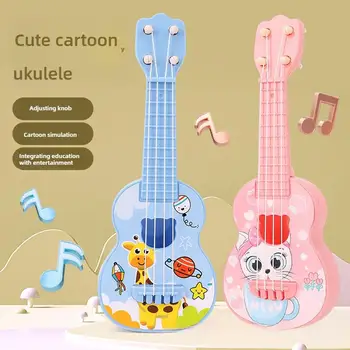 Kinder können Ukulele Spielzeug Gitarre spielen, kann Anfänger Simulation Instrument Aufklärung Musiker