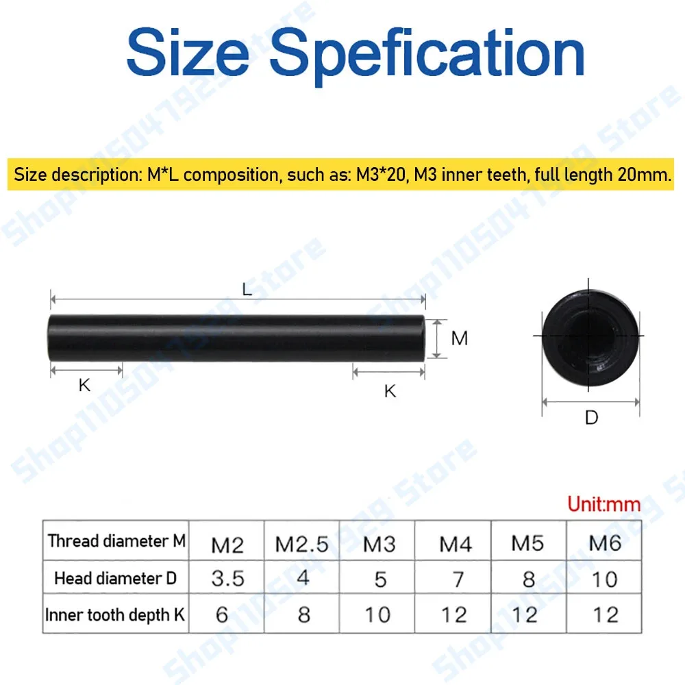 10 Teile/lose M2 M2,5 Aluminium Legierung Runde Gewinde – Bild 2