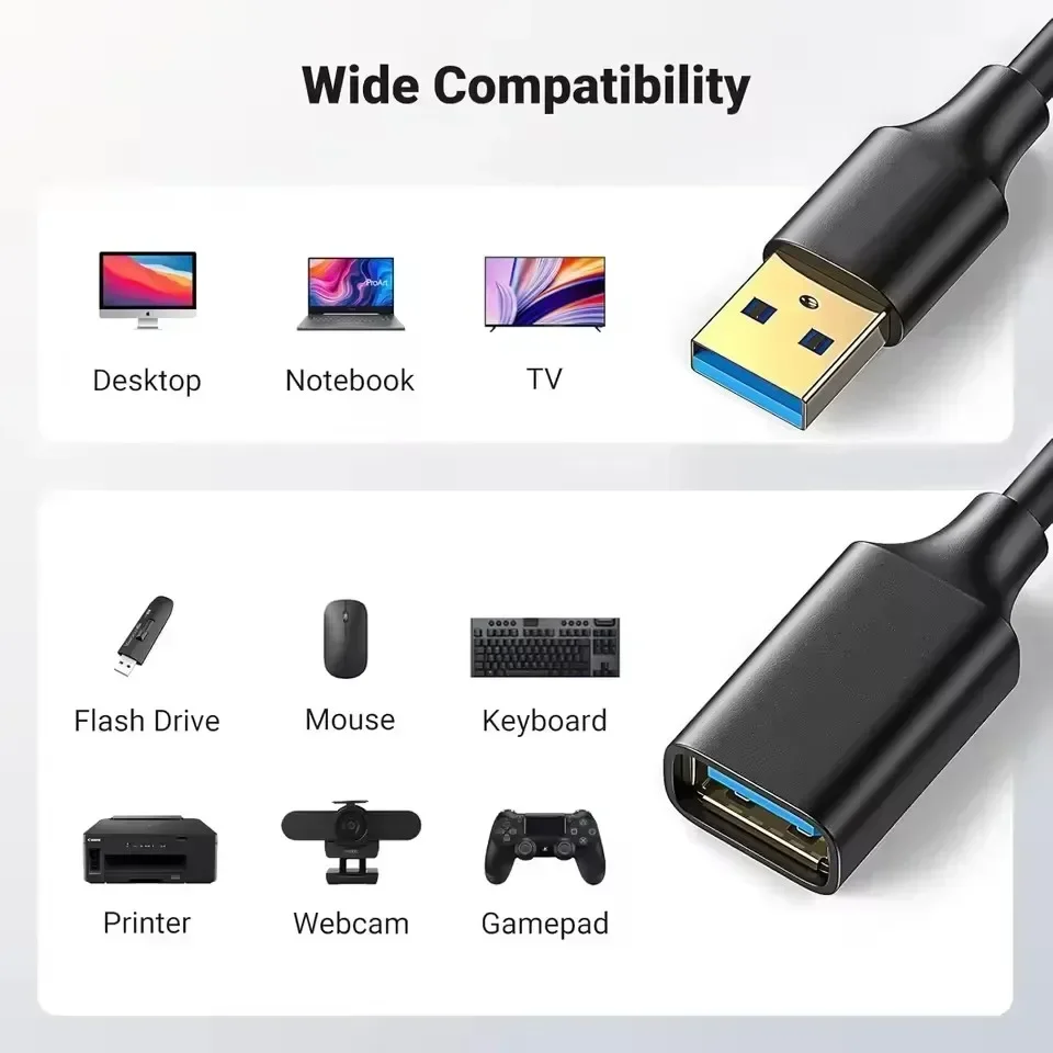 USB 3.0 Verlängerungskabel, 0,5 bis 3 m – Bild 6