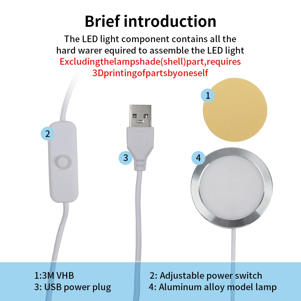 Für Bambu Lab Einstellbare Licht Kit Led Licht Hardware – Bild 4