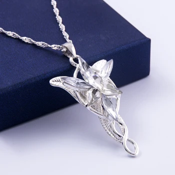 Film Der Herr Arwen Evenstar Halskette Elf Prinzessin Arwen Twilight Star Kristall Anhänger Halsketten