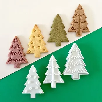 Weihnachtsbaum Ausstechformen Keksform Japanisch Niedlich Cartoon Großer und kleiner Fondant Baum Schneidform
