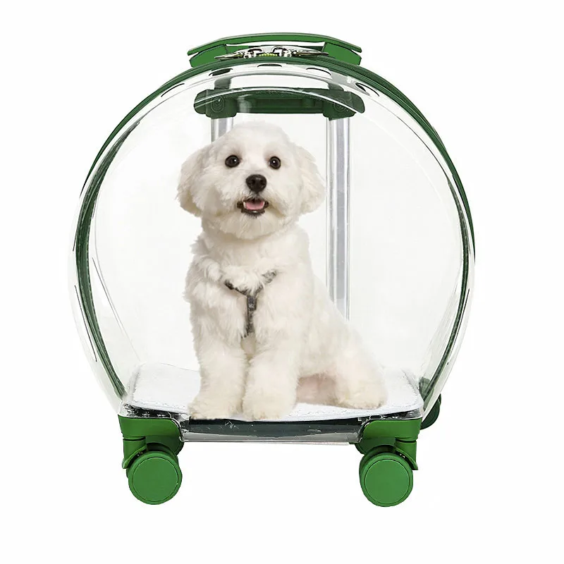 Trolley-Kofferträger, transparente Tragetasche für Haustiere – Bild 5