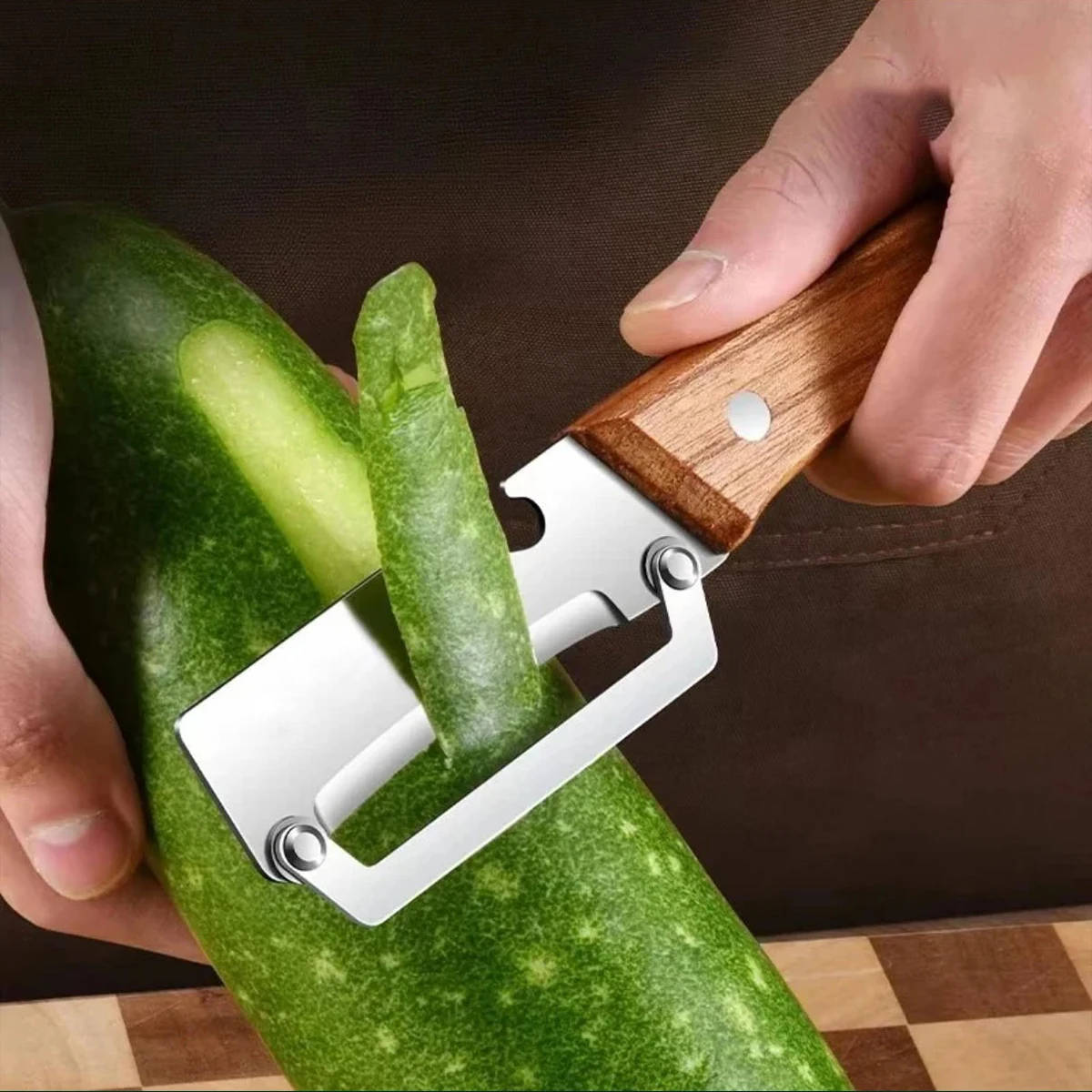 Multifunktionaler 3-in-1 Edelstahl-Schäler Gemüse- & – Bild 5
