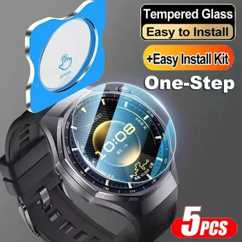 Displayschutzfolie aus gehärtetem Glas für Huawei Watch GT 6 Pro 46 mm mit Ausrichtungswerkzeug für Huawei